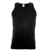 Mens Vests Top Plain Tank Fruit Of The Loom Athletic Gym Training T Shirt Vest Casual Wear Shirt - Georgio Peviani