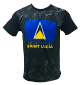 Men’s T Shirt National Flag Print Shirt Cotton Summer Men Time Is Money Tee Tops - Georgio Peviani