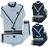 Mens Tracksuit 2 Piece Set Men Urban Time Is Money Hoodie & Joggers Zip Pants Matching Sweatshirts Sweatpants Hoodie & Joggers Bottoms (leroid)