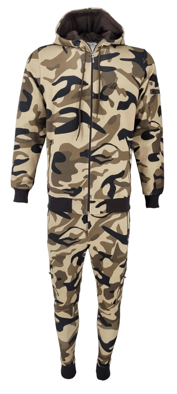 Mens Camouflage Tracksuit Men TIM Army Jogging Track suit Sets Cargo Men Sweatshirts Sweatpants Athletic Track Suit - Georgio Peviani