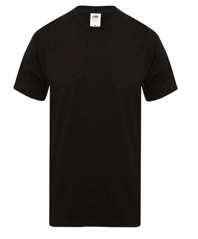 Mens Plain T Shirt Fruit Of The Loom Top Men Blank Tee Tops Shirts Undershirts Gym Casual Wear Shirt - Georgio Peviani