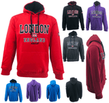 London England Pullover Hoodies Embroidered Hooded Fleece Mens Womens Printed Sweatshirt Unisex Great Britain Jumper Hoody Winter Wear - Georgio Peviani