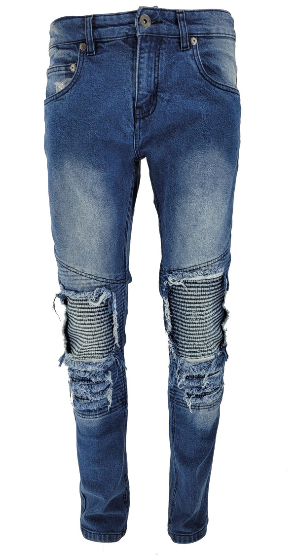 Peviani Slim Fit Peviani Biker Jean - Georgio Peviani