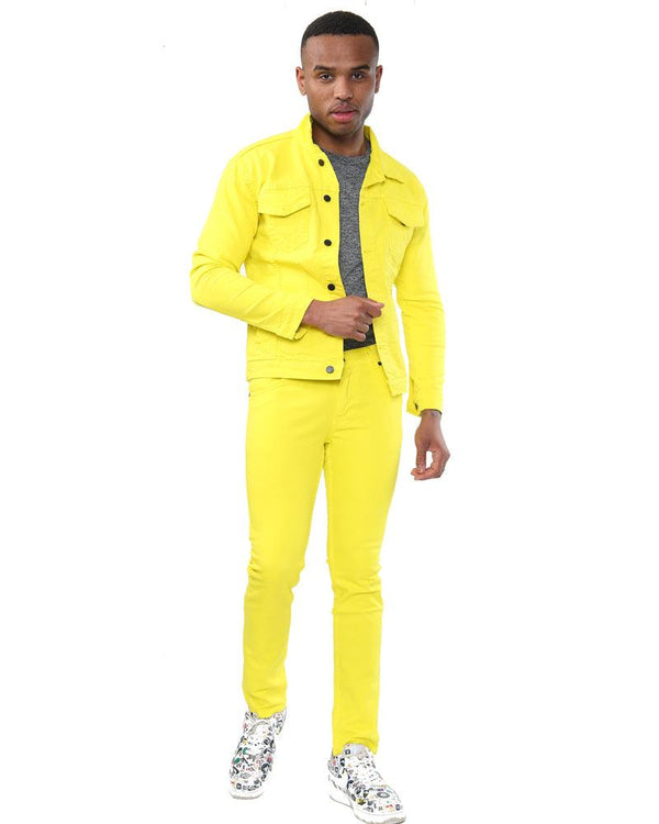 GP Yellow Denim Jeans - Georgio Peviani
