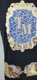 TiM Printed T-Shirt-Black - Georgio Peviani