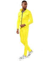 GP Yellow Denim Jacket - Georgio Peviani