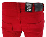 GP Red Stretch Fit Jeans - Georgio Peviani