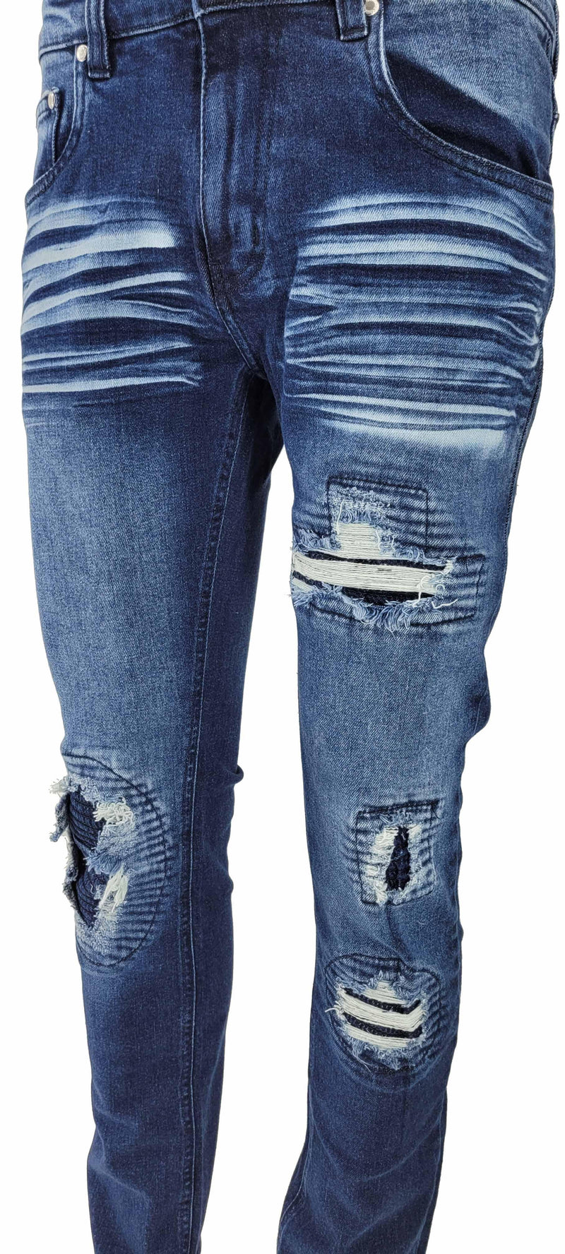 Peviani Biker Dark Blue Regular Fit - Georgio Peviani