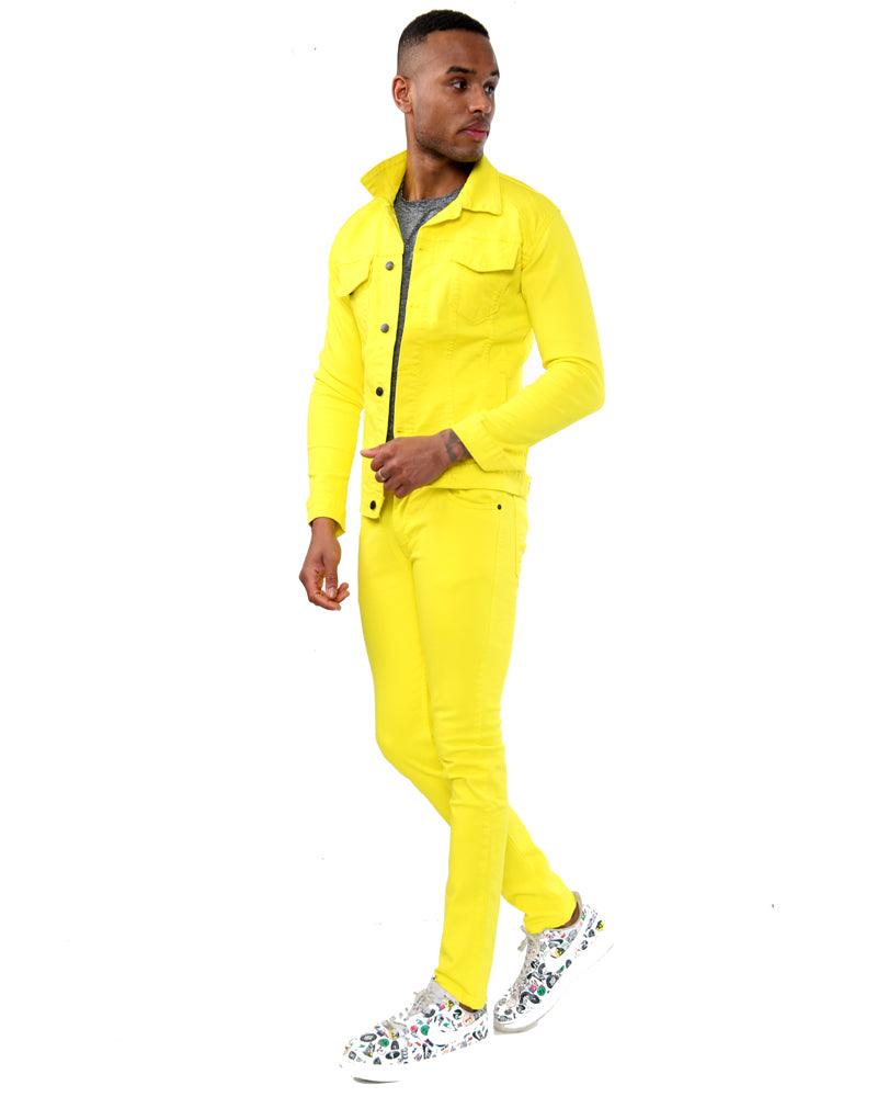 GP Yellow Denim Jeans - Georgio Peviani