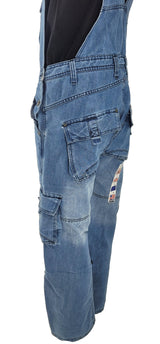 Peviani Light Wash Dungaree Overalls - Georgio Peviani