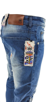 Peviani Slim Fit Peviani Biker Jean - Georgio Peviani
