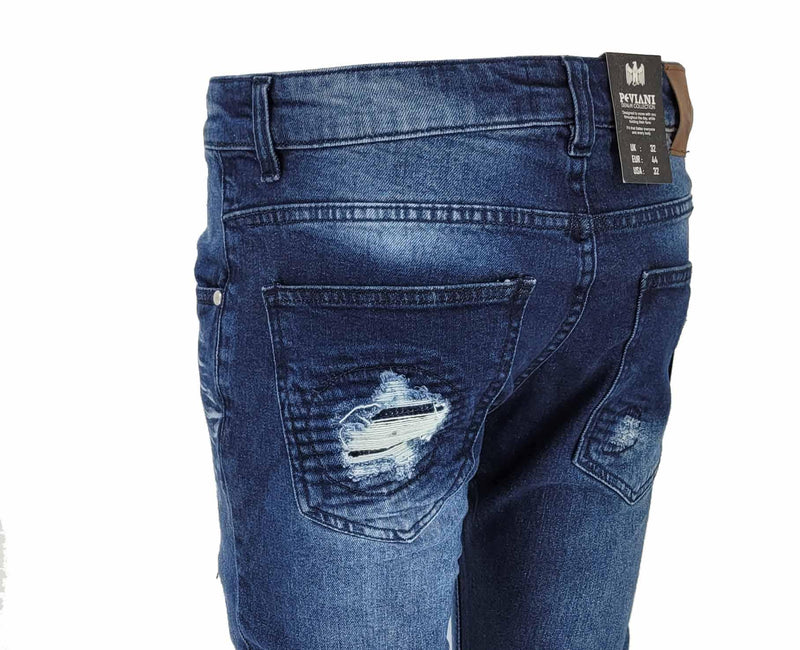 Peviani Biker Dark Blue Regular Fit - Georgio Peviani
