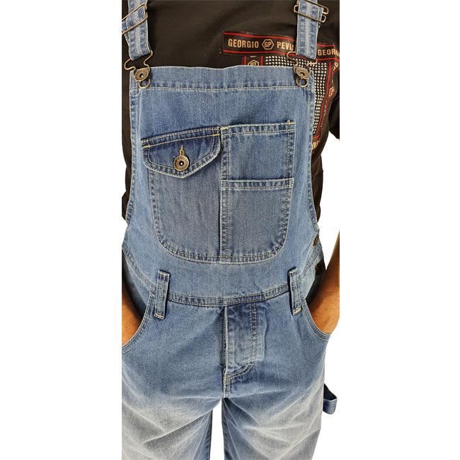 Peviani Blackfire Relaxed Fit Dungarees - Georgio Peviani