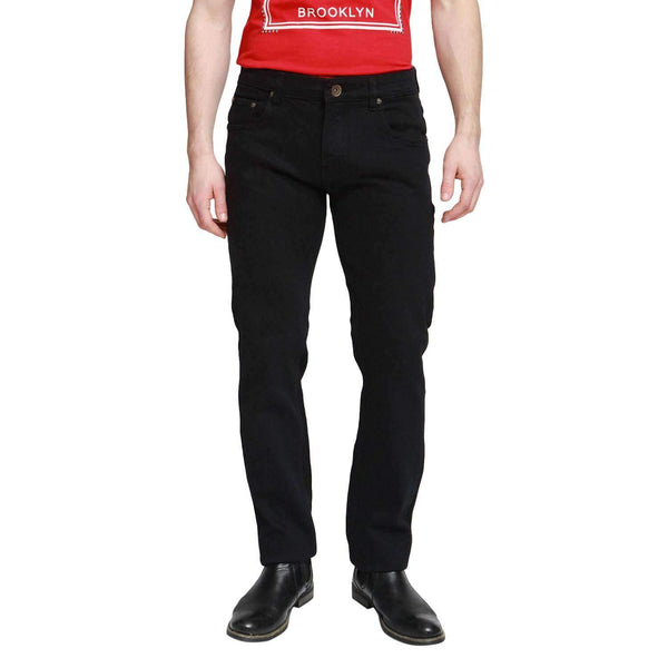 Black Georgio Peviani Comfort Fit Jeans - Georgio Peviani