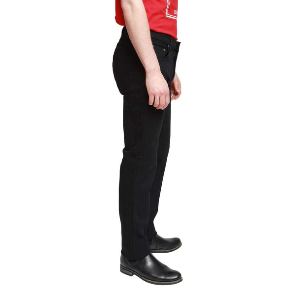 Black Georgio Peviani Comfort Fit Jeans - Georgio Peviani