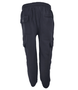Mens Crystal Finest Jogging Bottom Fleece Men Elasticated 6 Pockets Gym Trousers - Georgio Peviani