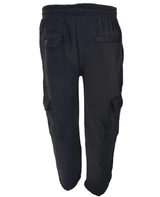 Mens Crystal Finest Jogging Bottom Fleece Men Elasticated 6 Pockets Gym Trousers - Georgio Peviani