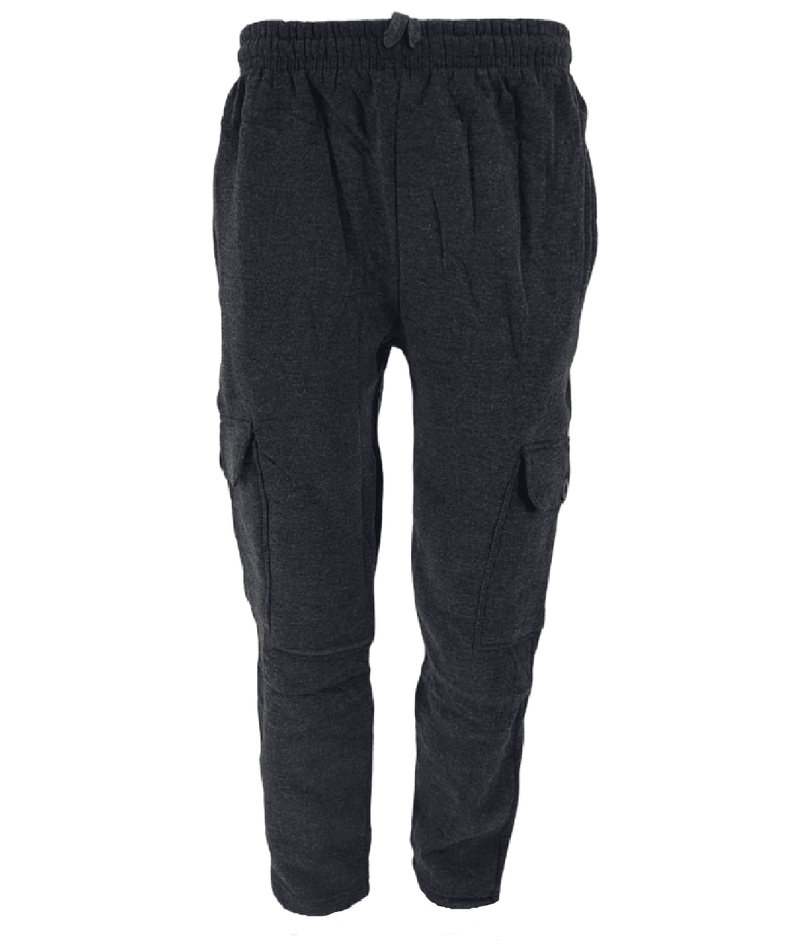 Mens Crystal Finest Jogging Bottom Fleece Men Elasticated 6 Pockets Gym Trousers - Georgio Peviani