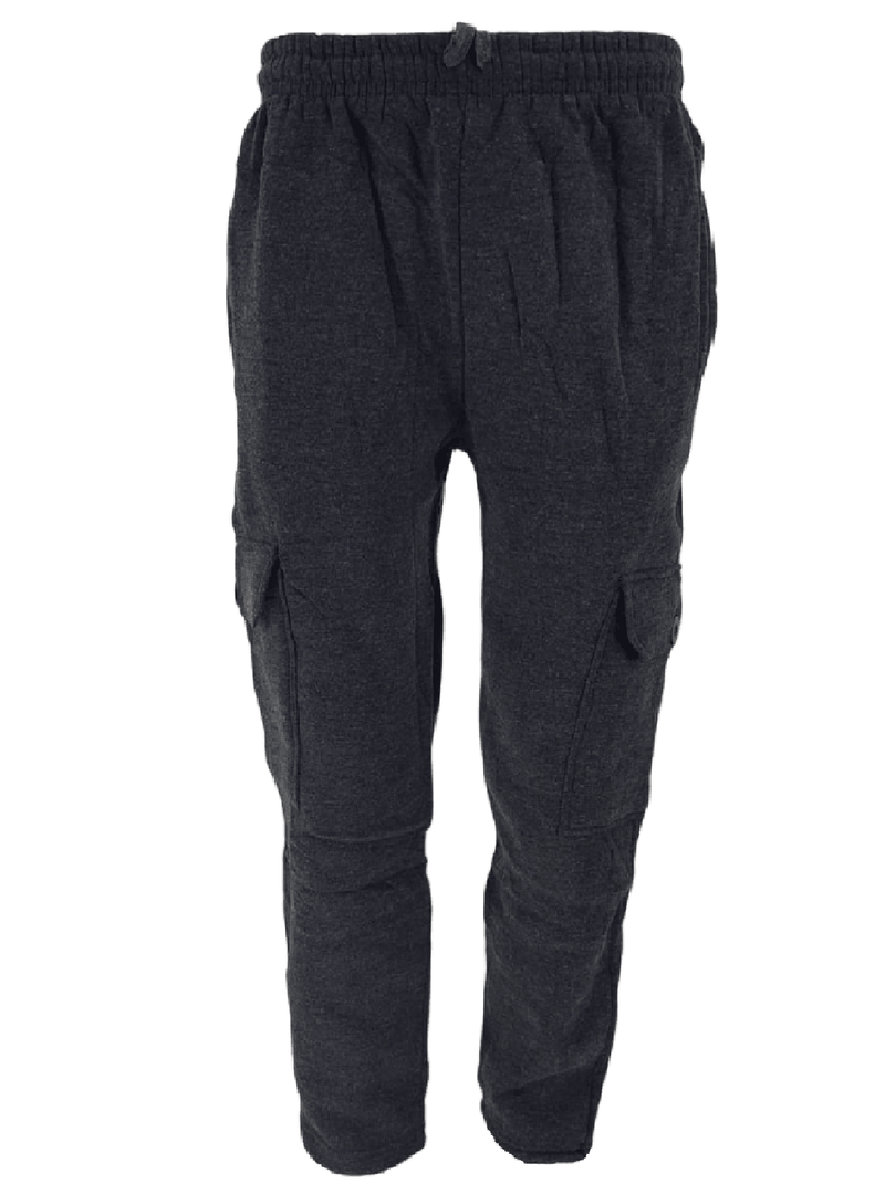 Mens Crystal Finest Jogging Bottom Fleece Men Elasticated 6 Pockets Gym Trousers - Georgio Peviani
