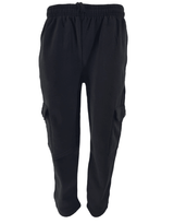 Mens Crystal Finest Jogging Bottom Fleece Men Elasticated 6 Pockets Gym Trousers - Georgio Peviani