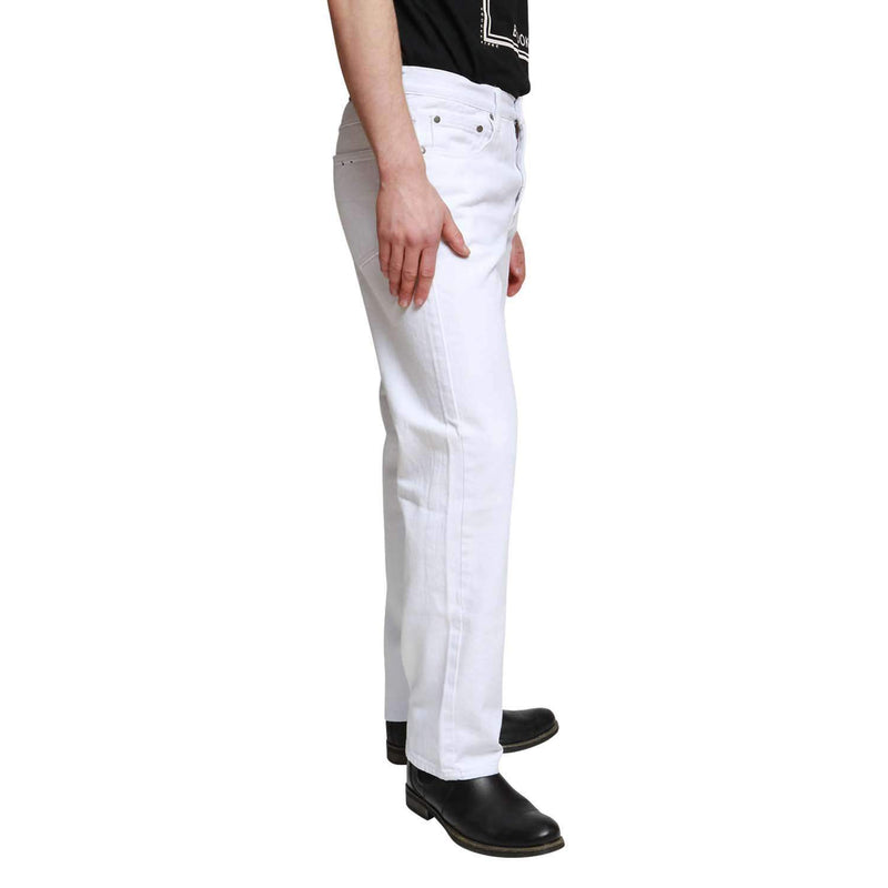 Georgio Peviani White Comfort Fit Jeans - Georgio Peviani