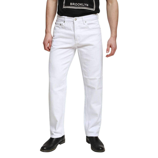Georgio Peviani White Comfort Fit Jeans - Georgio Peviani