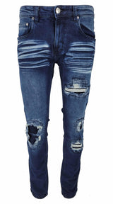 Peviani Biker Dark Blue Regular Fit - Georgio Peviani