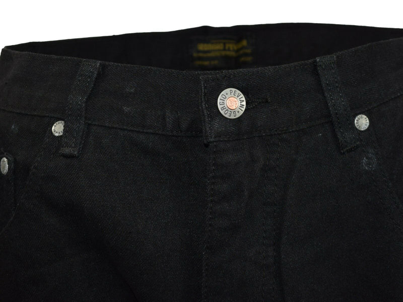 Black Georgio Peviani Comfort Fit Jeans - Georgio Peviani