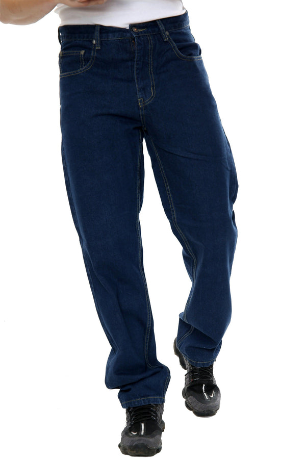 Georgio Peviani Indigo Comfort Fit Jeans - Georgio Peviani