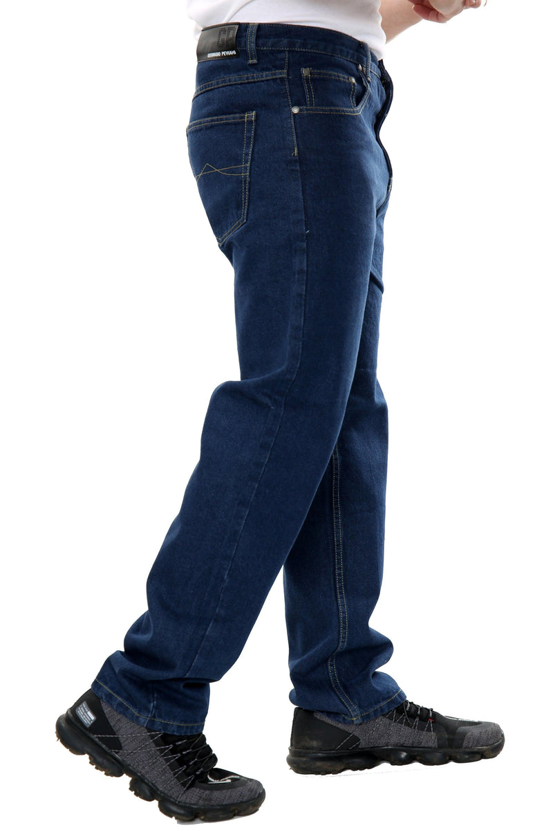Georgio Peviani Indigo Comfort Fit Jeans - Georgio Peviani