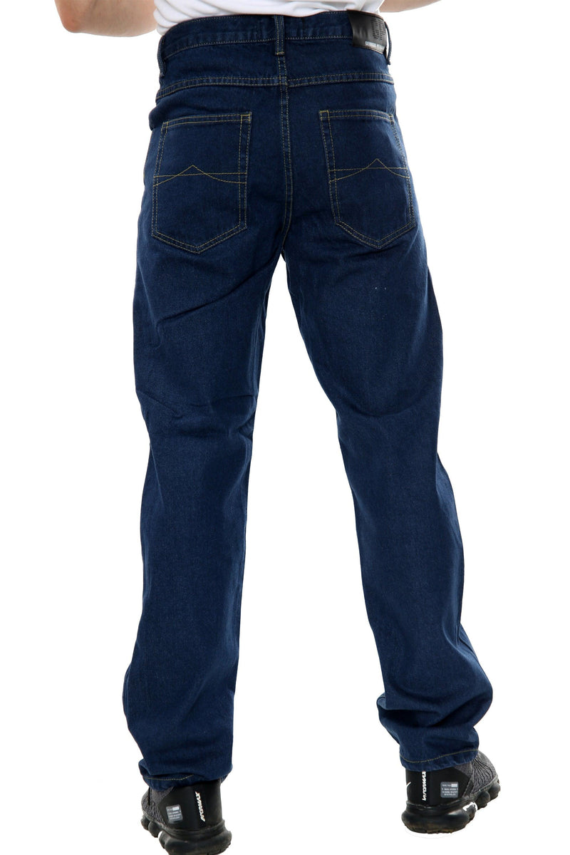 Georgio Peviani Indigo Comfort Fit Jeans - Georgio Peviani