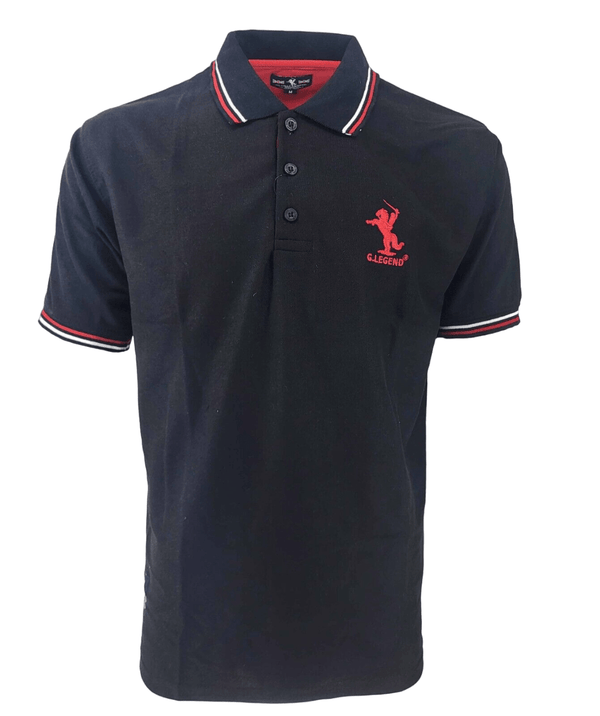 Mens Polo Shirt T-Shirt Top Tee Men Short Sleeve Tops Contrast Colours S M L XL XXL - Georgio Peviani