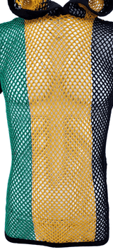 Mens String Mesh T-Shirt 100% Cotton String Mesh Fishnet Men Short Sleeve With Hood Top Shirt Tee Casual Gym Wear - Georgio Peviani