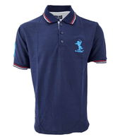 Mens Polo Shirt T-Shirt Top Tee Men Short Sleeve Tops Contrast Colours S M L XL XXL - Georgio Peviani