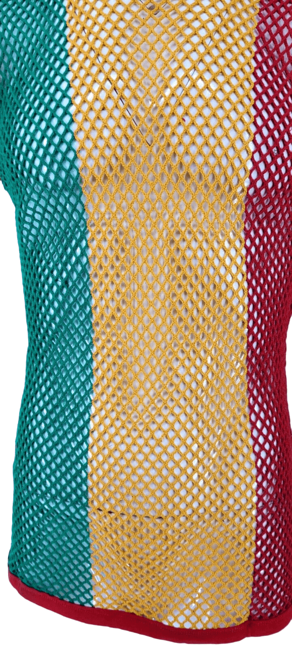 Mens String Mesh T-Shirt 100% Cotton String Mesh Fishnet Men Short Sleeve With Hood Top Shirt Tee Casual Gym Wear - Georgio Peviani
