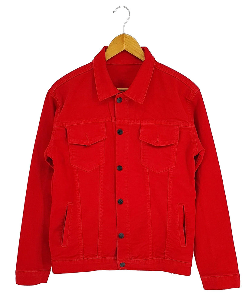 GP Red Denim Jacket - Georgio Peviani