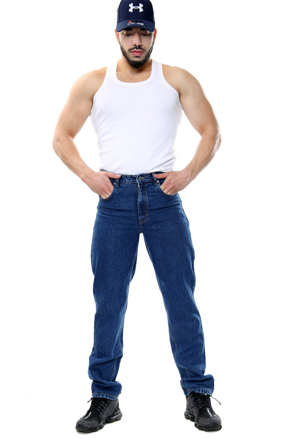 Georgio Peviani Stonewash Comfort Fit Jeans - Georgio Peviani