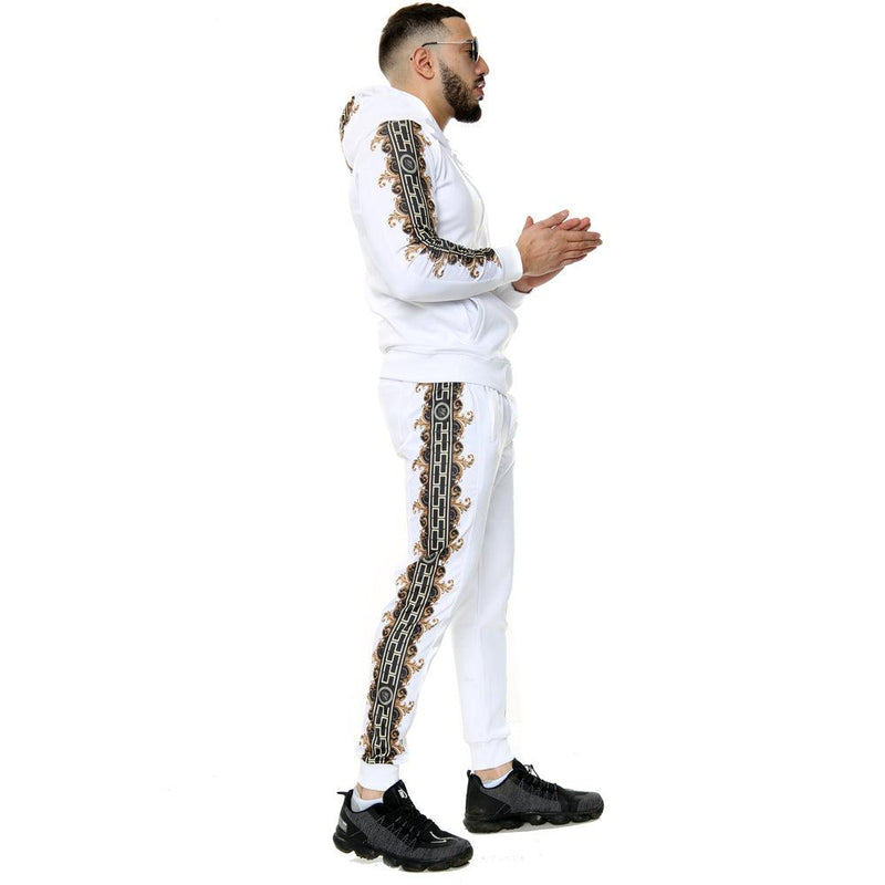 TIM Off White Matching Tracksuit - Georgio Peviani