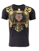 Printed T-Shirt-Black - Georgio Peviani