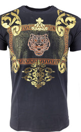 Printed T-Shirt-Black - Georgio Peviani