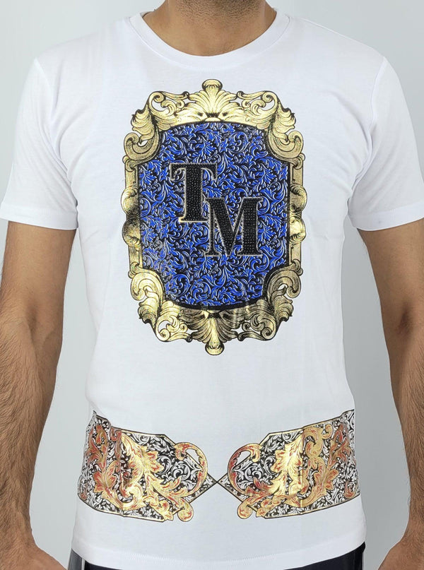 TiM Printed T-Shirt-White - Georgio Peviani